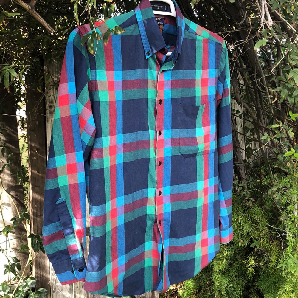 VTG Van Heusen plaid LS